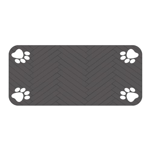 Pet Feeding Mat | Absorbent Anti Slip Cat Bowl Pad | Protect Your Floors with This 23.6 x 35.4 Inch Pet Placemat for Dogs and Cats | Ideal for Feeding Areas at Home von Fravsiu