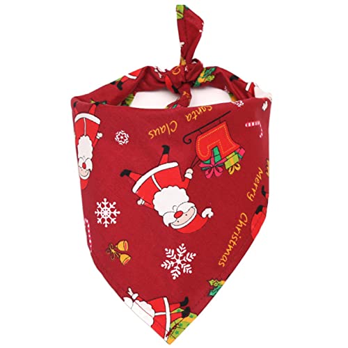 Frdun Haustier Weihnachten Katze Hund Bandana Dreieck Lätzchen, Weihnachten Katze Hund Bandana Wiederverwendbar Katze Hund Bandana für Haustier Kostüme Zubehör von Frdun