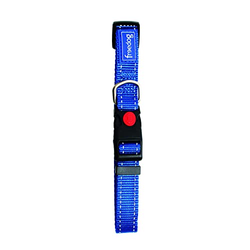 Halsband aus Nylon, reflektierend, Azul 20 mm von Freedog