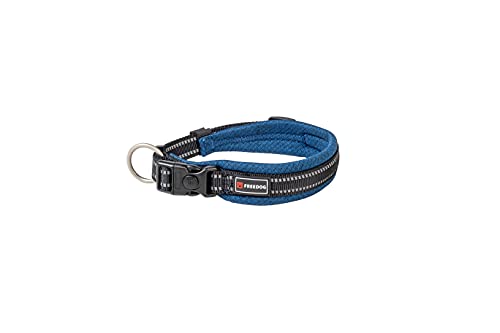 Collar Shiva Azul Marino 25mmx38/66cm T-L von Freedog