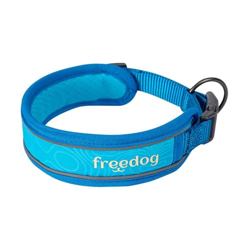 FREEDOG Cool Pro Tech Halsband, Blau, 15 mm x 30/42 cm von Freedog