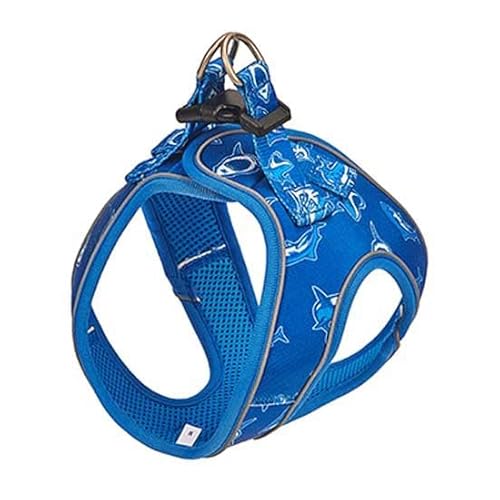 FREEDOG Geschirr, Blau, Hai, T-XS, 20-35 cm von Freedog