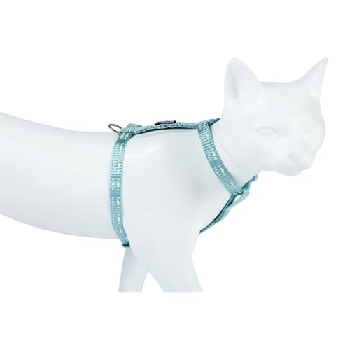 FREEDOG Geschirr, reflektierende Katze, Blau, 10 mm x 19/30 cm von Freedog