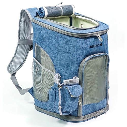 FREEDOG Rucksack K2 Pro Blau, 27 x 27 x 43 cm von Freedog