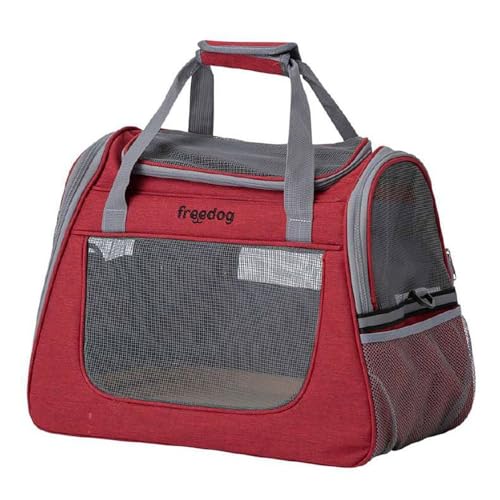 FREEDOG TRANSPORTIN LAX Rot 45 x 25 x 35 cm von Freedog