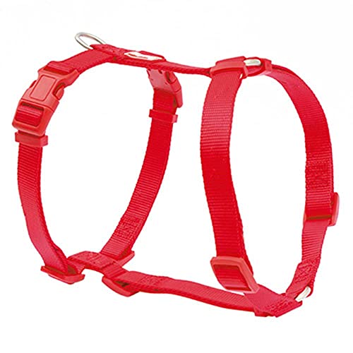 Geschirr Typ H Nylon (0,8 x 15/30 cm, Rot) von Freedog