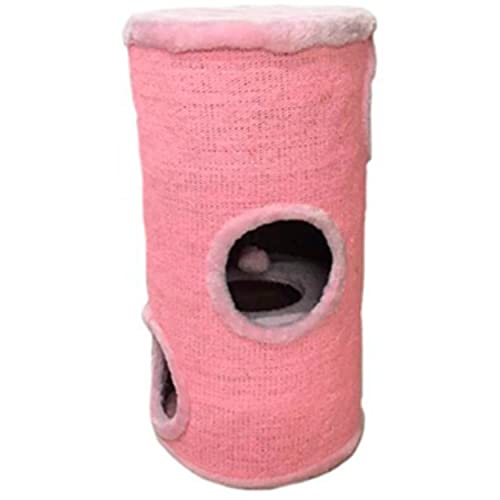 Rascador Tower Pink 35 x 35 x 70 cm von Freedog