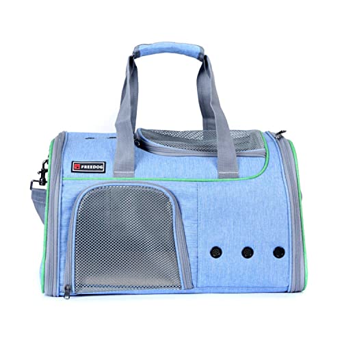 Transportín Aspen 45 x 28 x 28cm Azul Cielo von Freedog