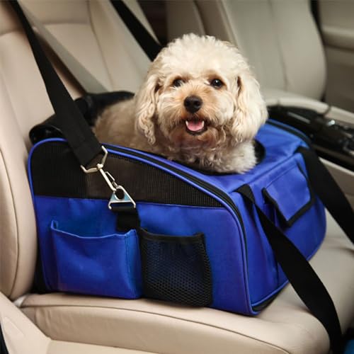 Transportin Car Bag 44 x 29 x 34 cm Azul von Freedog