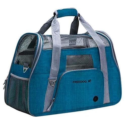 Transportín Crossworld Azul 51 x 23 x 35 cm von Freedog