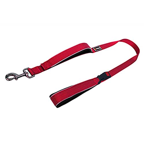 freedog Extreme Hundeleine, Neopren, Rot/Schwarz von Freedog