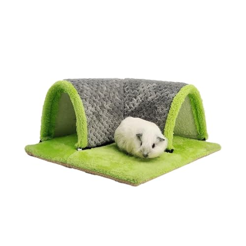 NagetierZusammenklappbar Meerschweinchen Kuscheltunnel Für Kleintiere,34×34cm von Freefire