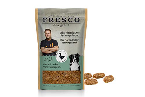 Fresco I Martin Rütter Trainingsdrops I Ente Echt-Fleisch I 10x 150g I für Hunde von Fresco Dog