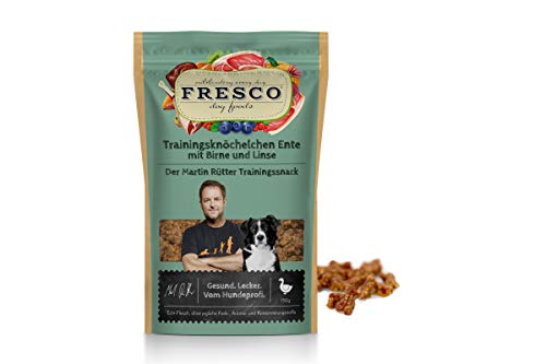 Fresco I Martin Rütter Trainingssnack I Ente mit Birne & Linse I 10x 150g von Fresco Dog