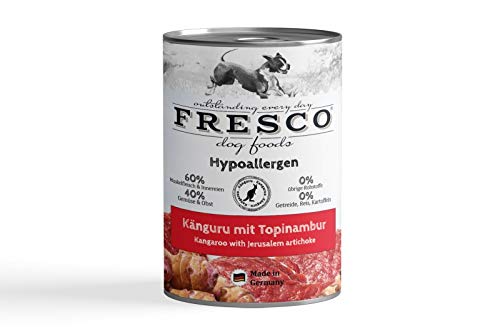 Hypoallergen-Menü Känguru mit Topinambur (haltbares B.A.R.F.) von Fresco Dog