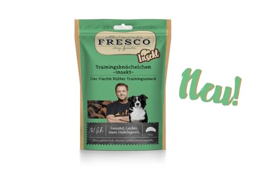 Fresco Dog Martin Rütter Trainingsknöchelchen Insekt | Natürlicher Monoproteinsnack aus reinem Insektenprotein | Leckerer Hundesnack | getreidefrei von Fresco Dog