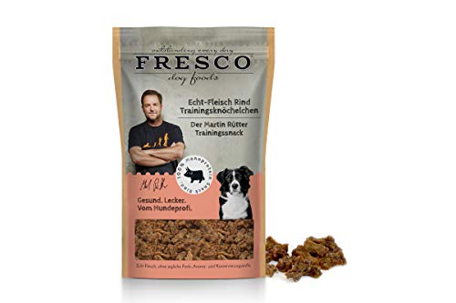 Martin Rütter Trainingsknöchelchen Rind | Trainingsnacks für Hunde | Hundeleckerli | Belohnungssnacks für Hunde | gesund und natürlich | ohne künstliche Zusätze | Made in Germany von Fresco Dog