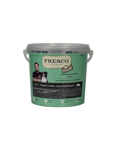 Fresco Martin Rütter Trainingsknöchelchen Insekt 1kg | Natürlicher Monoproteinsnack aus der Larve von Hermetia | Leckerer Snack für Hunde von Fresco