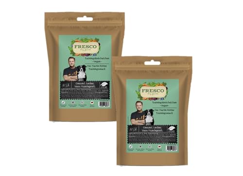 Fresco Vegan Trainingsknöchelchen 2 x 150g | köstliche und nahrhafte Alternative | basiert auf dem Sonnenblumenprotein von Fresco