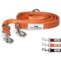 Freudentier Hundeleine 2m, gepolstert & verstellbar orange 2 cm Freudentier Hundeleine 2m, gepolstert & verstellbar orange 2 cm von Freudentier