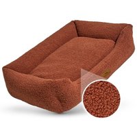 Freudentier Orthopädisches Hundebett aus kuschelweichem Teddystoff L von Freudentier