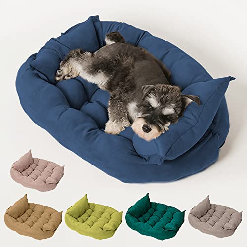 Freyamy Hundebett Mittelgroße Hunde L Hundebett Waschbar Faltbare Hundebett Wandelbares Multifunktionale Hundebett Flauschig Indoor Hundebett Hundekissen Hundesofa Hundebett Haustierbett von Freyamy