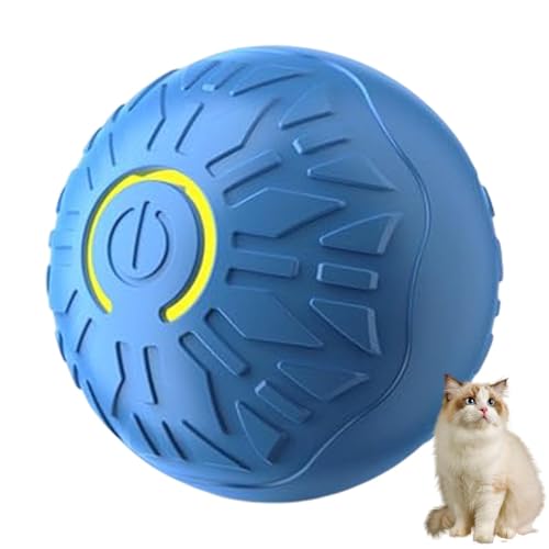 Frfik Beweglicher Hundeball, interaktiver Hundeball, rollender Ball, Spielzeug, bewegungsaktiviertes automatisches Ballspielzeug, Katzenspielzeug, Bälle für Indoor-Katzen, Hunde und Haustiere von Frfik