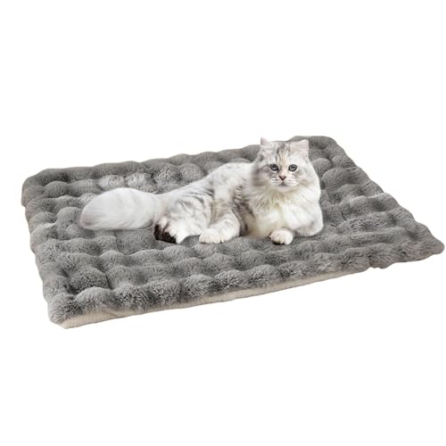 Frfik Katzenmatte-Bett | Plüsch-Haustier-Couch-Schlafmatte, Winterbetten, Haustier-, Katzen-Bodenpolster, weiche Schlafunterlage für Hunde, Kätzchen, weiche Schlafmatte für Schlafzimmer, Balkon von Frfik