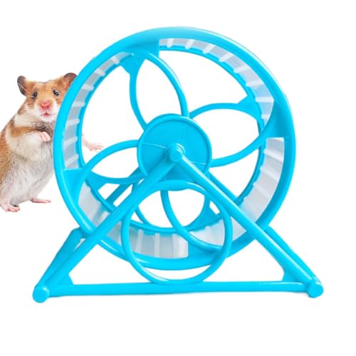 Hamster-Trainingsrad, klares, leises Hamsterrad, leises Laufrad, kleines Haustier, transparentes Übungsrad, Mehrzweck-Spinner-Laufräder für Hamster, Rennmäuse und Igel von Frfik