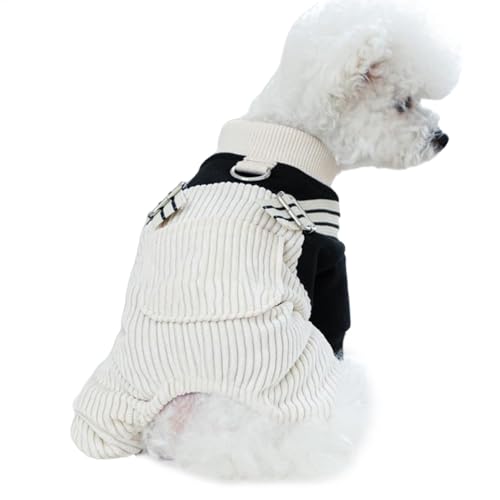 Hundebekleidung – Hunde-Overall, Polyester, Hunde-Overall – Winterpullover, Pyjama, Ganzkörperanzug, Winddicht, gemütlich, Overall für kleine, mittelgroße und große Hunde, drinnen und draußen von Frfik