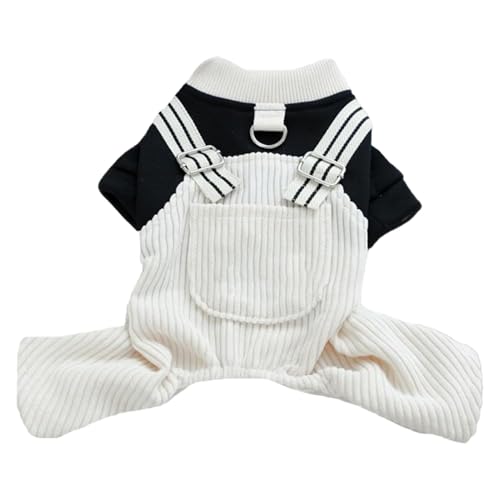 Hundebekleidung – Hunde-Overall, Polyester, Hunde-Overall – Winterpullover, Pyjama, Ganzkörperanzug, winddicht, gemütlich, Overall für kleine, mittelgroße und große Hunde, drinnen und draußen von Frfik