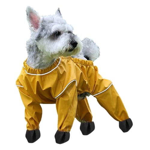 Hundestiefel – Hundepfotenstiefel-Leggings | wasserdichte Hundehose, rutschfeste Hundeschuhe | Hundehose mit Hosenträgern – Haustierpfotenschutz für Outdoor-Spaziergänge mit Hundeschuhen von Frfik