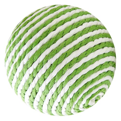 Sisal Katzenkratzer | Katzengeräusch Spielzeug Ball | Mehrzweck-Katzenspielzeug Sisalball mit Glocke | Verschleißfestes Lustiges Katzenkratzbrett | Katzenball Spielzeug | Kratzspielzeug | von Frfik