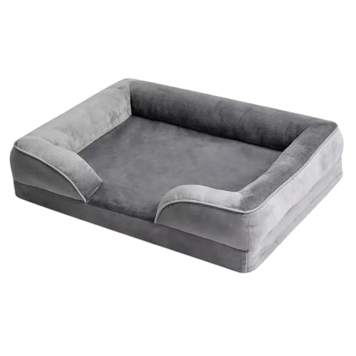 Frilla Orthopädisches Hundebett, Hundebett für kleine Hunde, Ergonomisches Hundesofa, Hundecouch mit eierförmiger Kistenschaum für Hunde, waschbar rutschfest Hundebetten - DOGCOUCH von Frilla