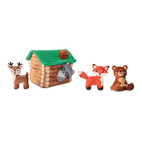 Fringe Studio Hide & Seek 289215 Hundespielzeug-Set, Plüsch, On Cabin Time von Fringe