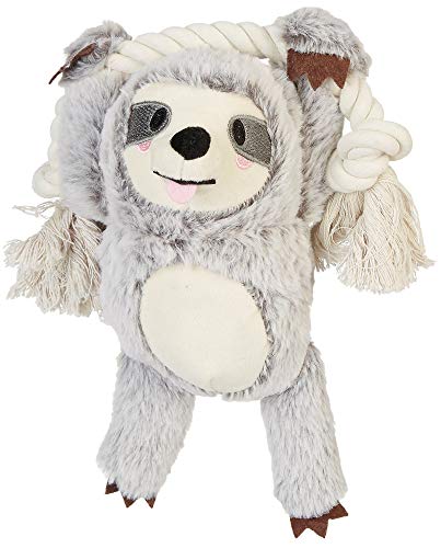 Fringe Studio Hundespielzeug, Girlie Faultier an einem Seil Plsh Pet Toy (289372) von Fringe