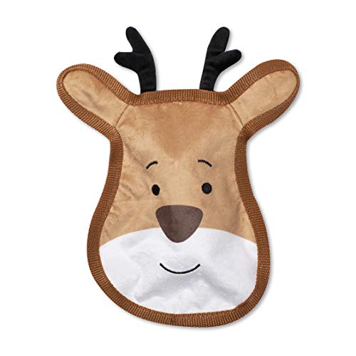 Fringe Studio Plush Dog Toy, Reindeer Face (729027) von Fringe