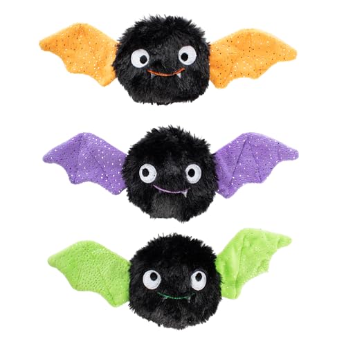 Fringe Studio Small Plush Dog Toy Set, Let's FANG Out, 3-teiliges Set, PetShop Collection (662070) von Fringe