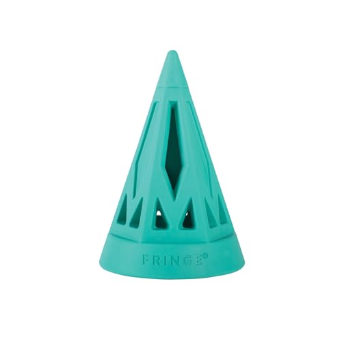 Fringe Studio You Cone DO IT! Türkisfarbenes Hundespielzeug aus Gummi, Pet Shop Collection (518041) von Fringe