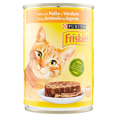 FRISKIES 400 gr. umido patè pollo/verdure - Katzenfutter von Friskies