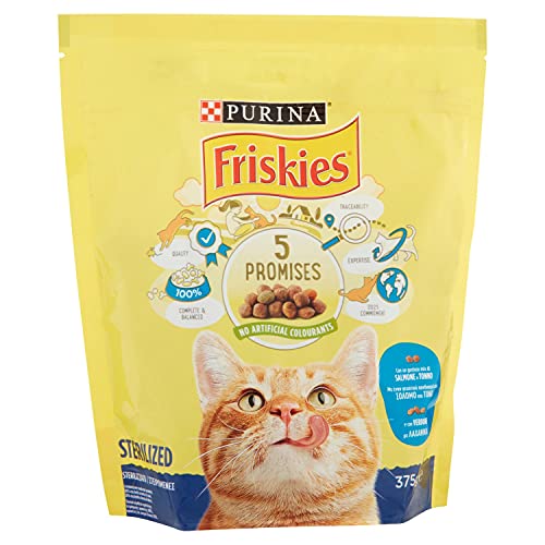 Friskies DC Sterilisierte Katzen Lachs und Gemüse SUP, 375 g, 1 Stück von Friskies