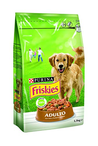 Friskies - Hundefutter - Trocken mit zugesetztem Geflügel und Gemüse 1,5 kg von Friskies