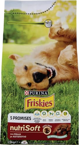 Friskies Nutrisoft Trockenfutter für Hunde, Huhn, 1,5 kg von Friskies