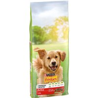 PURINA Friskies Adult Hund Active mit Rind - 12 kg von Friskies