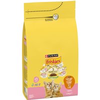 PURINA Friskies Junior Katze mit Huhn, Truthahn und Gemüse - 1,5 kg von Friskies