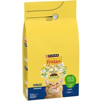 PURINA Friskies Sterilized Katze mit Lamm, Huhn und Gemüse - 1,5 kg von Friskies