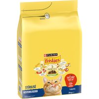 PURINA Friskies Sterilized Katze mit Rind, Huhn und Gemüse - 3 kg von Friskies