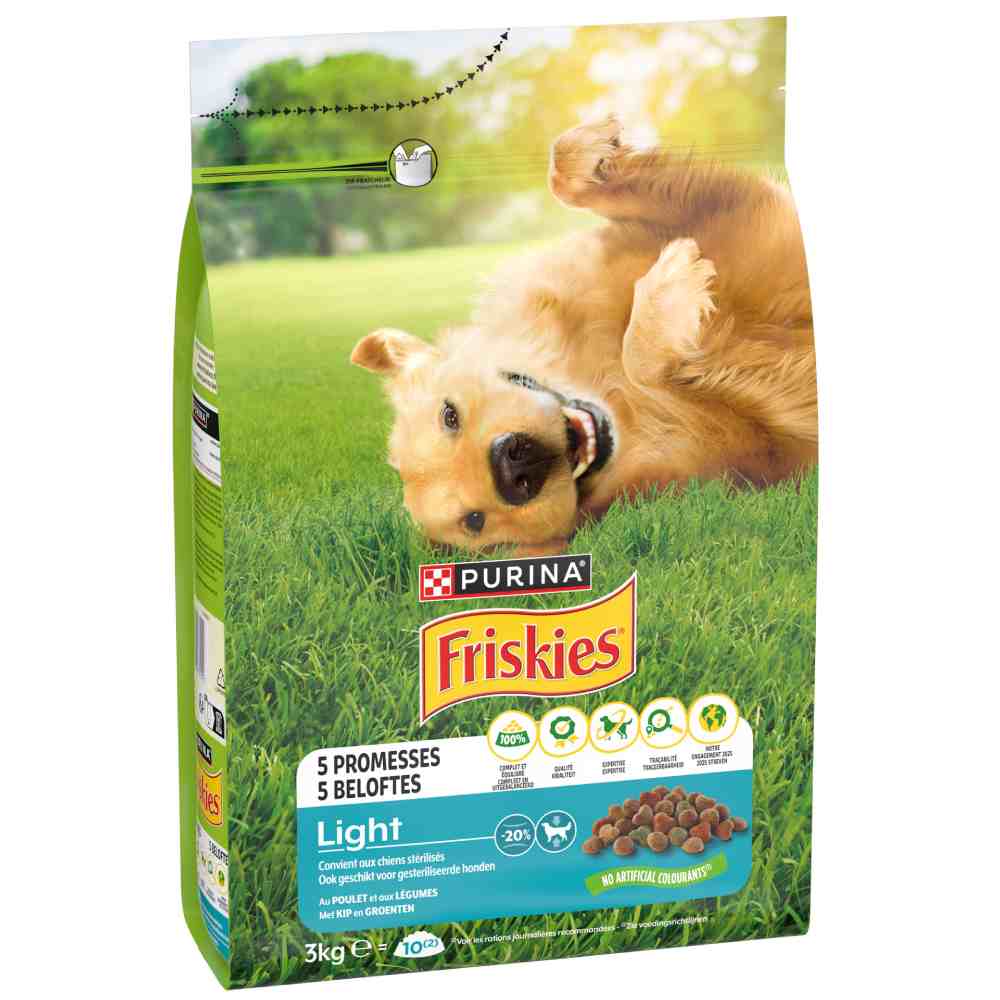 Purina FRISKIES Light Hund Sterilized mit Huhn und Gemüse - 3 kg von Friskies