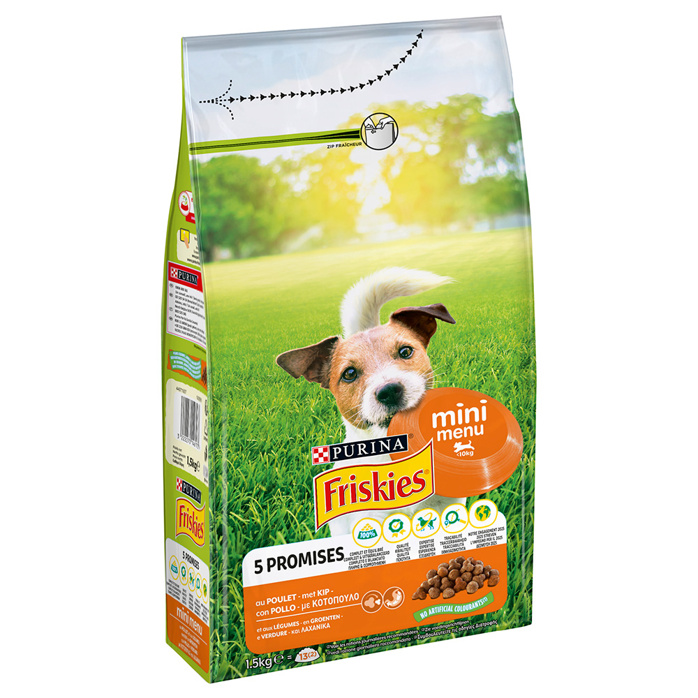 Purina FRISKIES Mini mit Huhn & Gemüse - 1,5 kg von Friskies