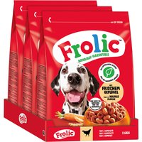 Frolic Geflügel, Gemüse + Reis - 7,8 kg (3 x 2,6 kg) von Frolic